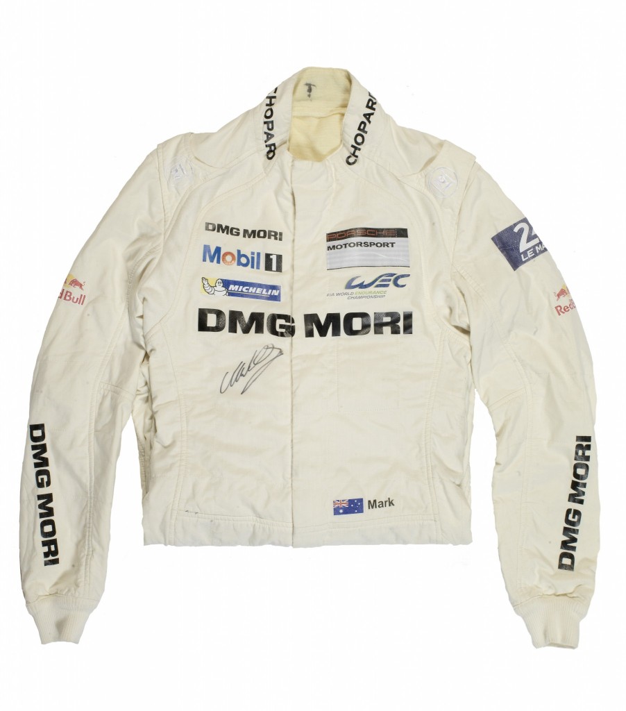 Mark Webber's race suit