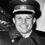 Russian cosmonaut Jurij Gagarin flyed to Göteborg with SAS Metropolitan CV-440 during his visit to Sweden, 1964. *** Local Caption *** Pybl: SAS Nytt no 10/1964