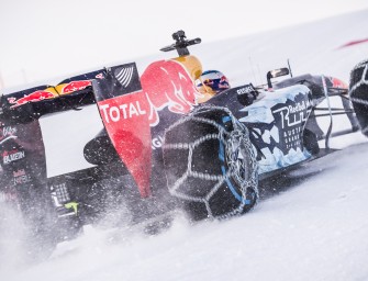 A Red Bull snow run