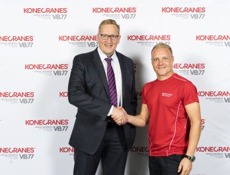 Konecranes and Valtteri Bottas continue their partnership