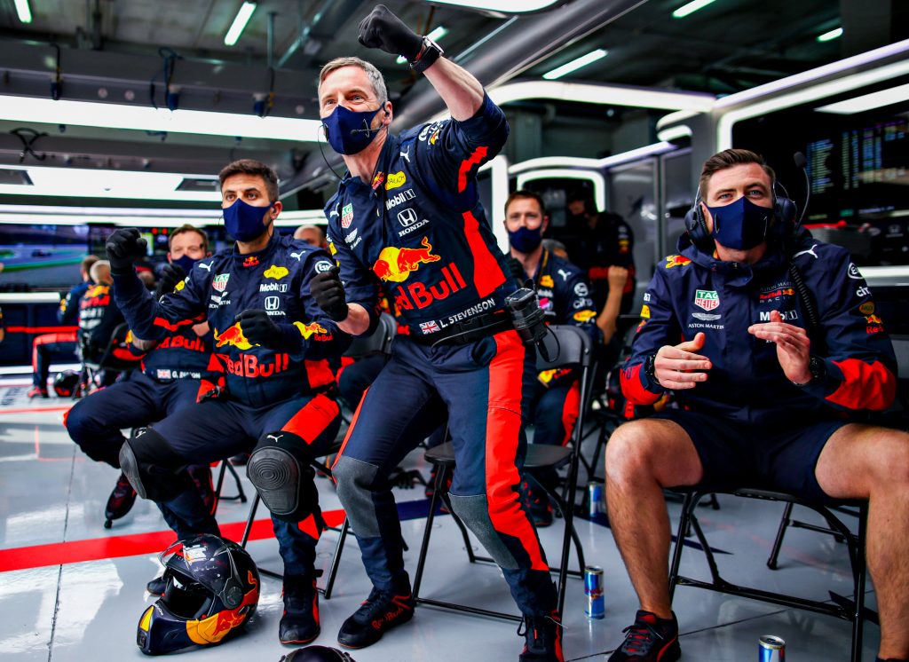 300 races for Red Bull Team.