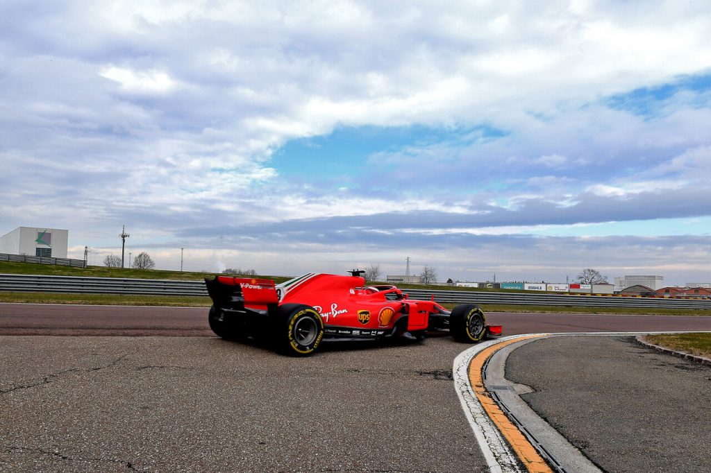 Snowflakes at Fiorano Circuit