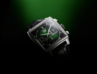 The TAG Heuer Monaco green dial