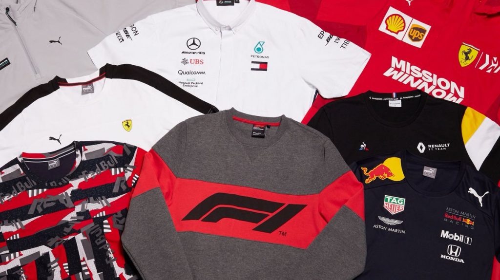 fanatics and formula 1