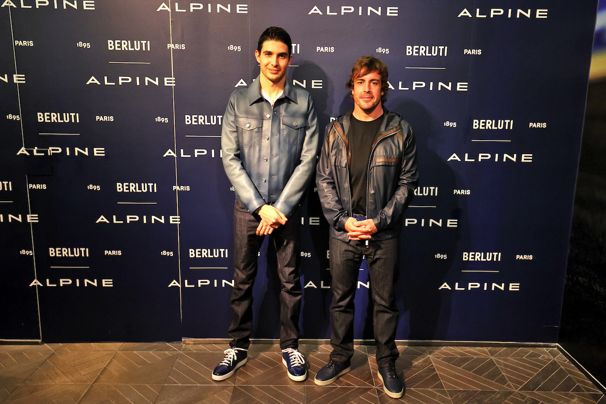 berluti and alpine f1 team