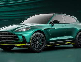 Aston Martin celebrates latest F1 success with racecar-inspired new look for DBX707