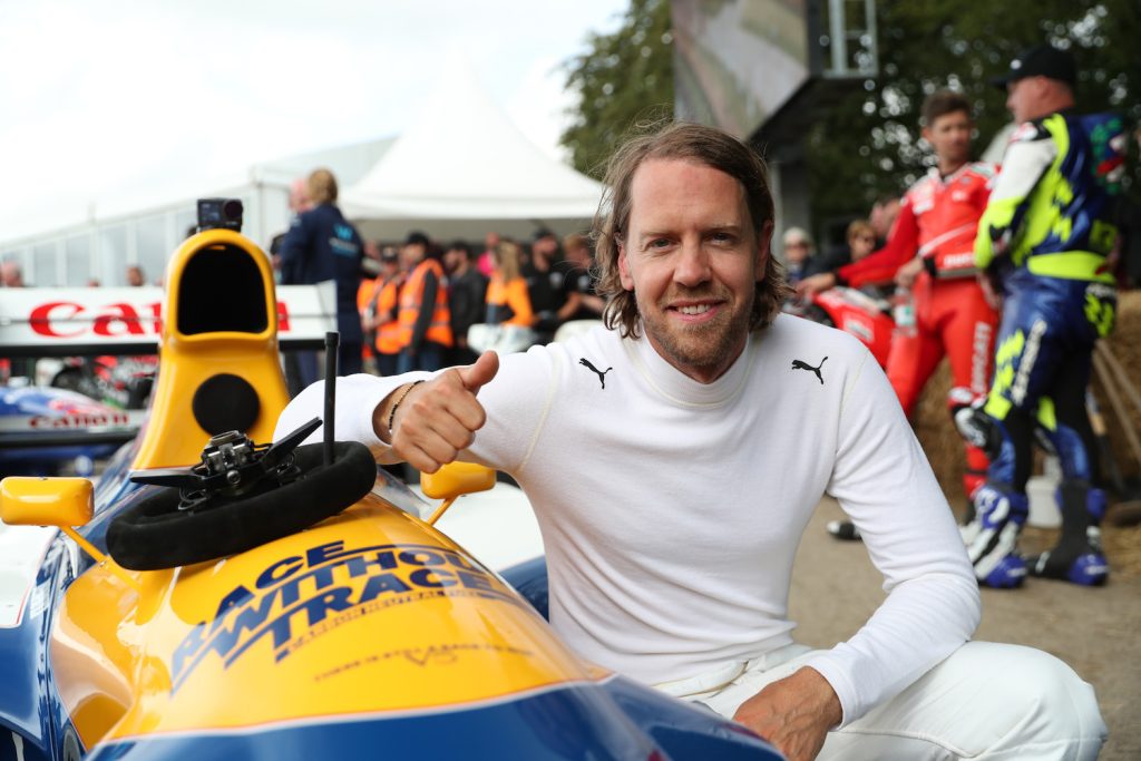 Race without Trace and sebastian vettel