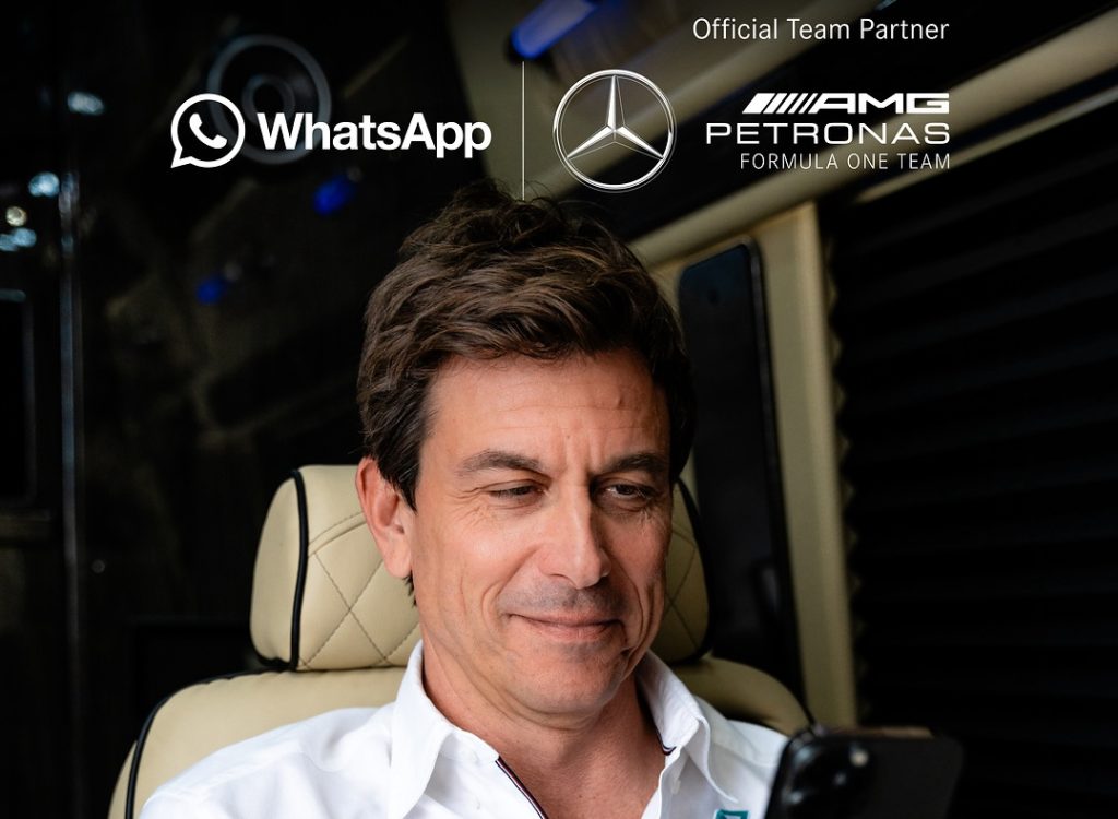 WhatsApp and Mercedes-AMG