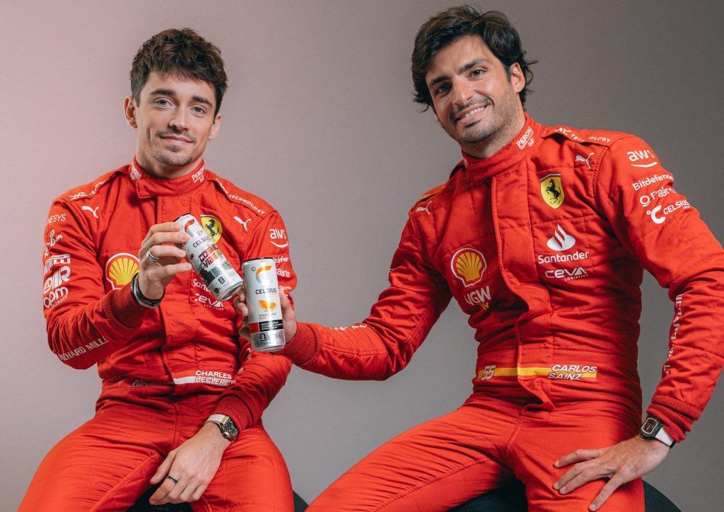 celsius and scuderia ferrari