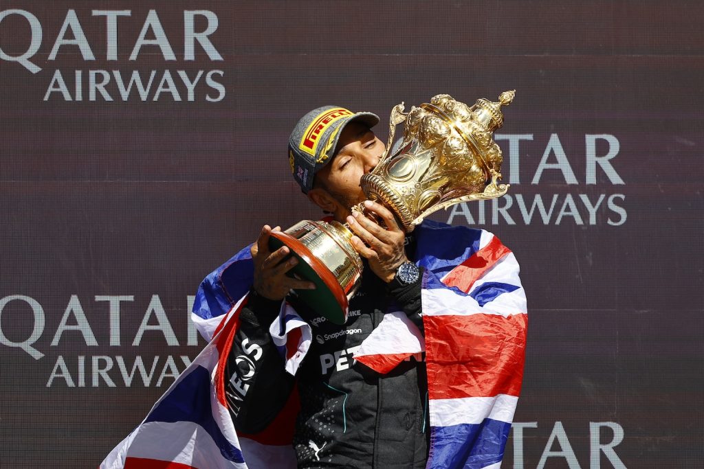 People Champion Award - Lewis Hamilton winning the British Grand Prix