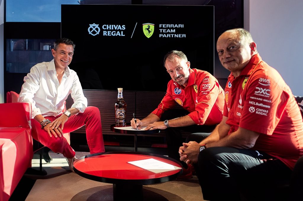 Chivas Regal and scuderia ferrari partnership