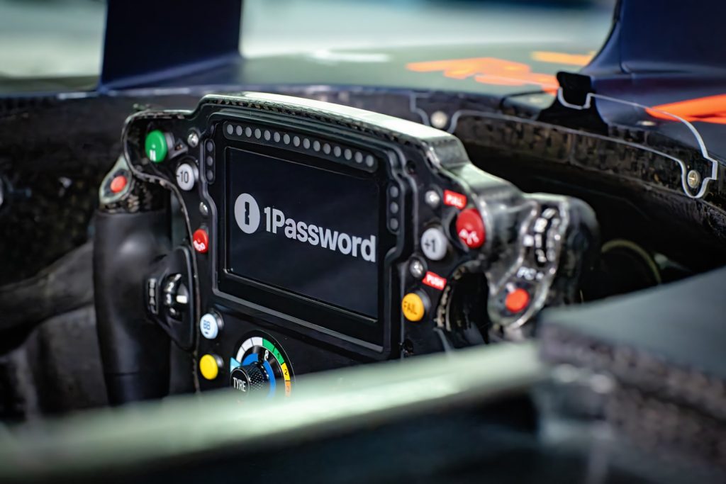 1password and red bull racing