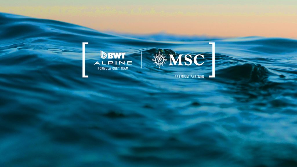 MSC Cruises and alpine f1 team